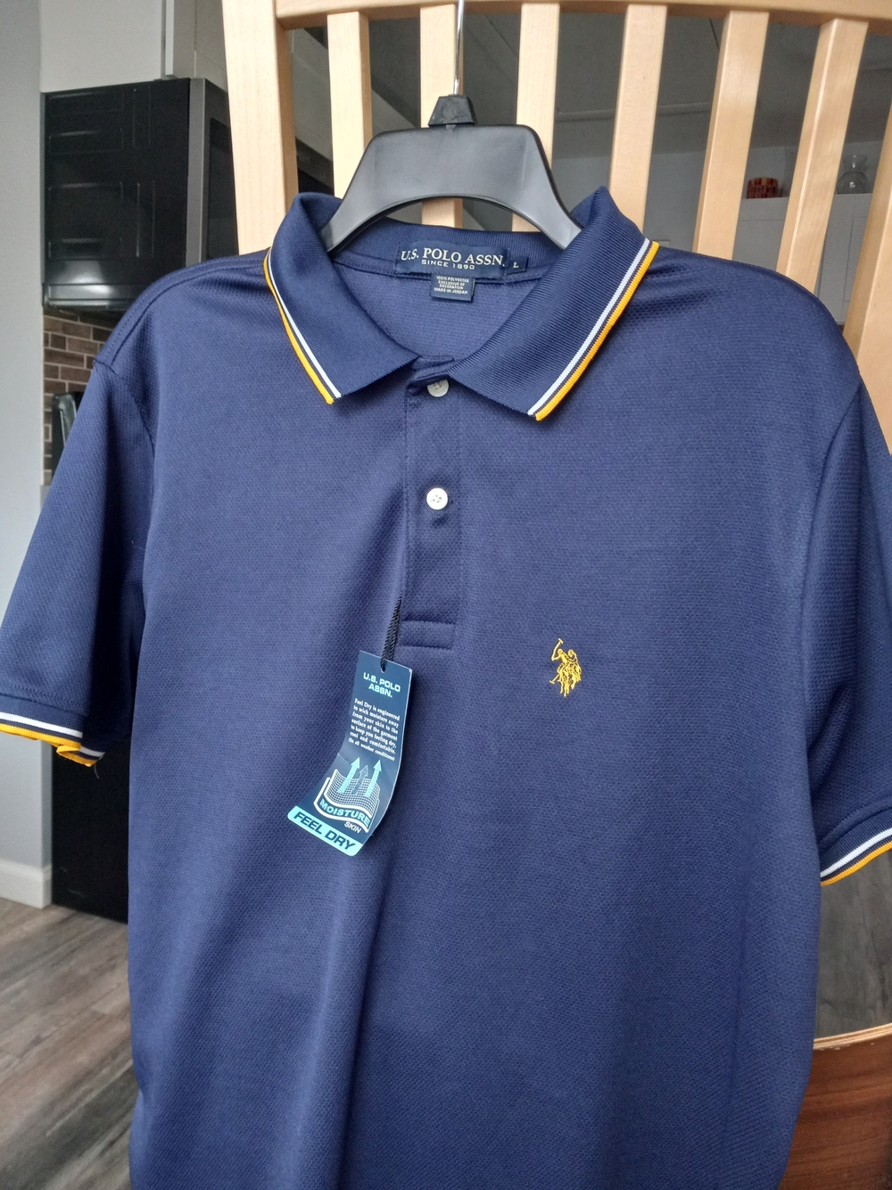 U.S. Polo Assn. Men's Navy Blue Polo